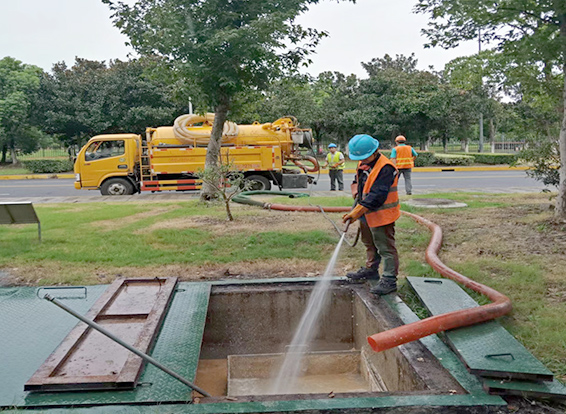 洪江化油池清理